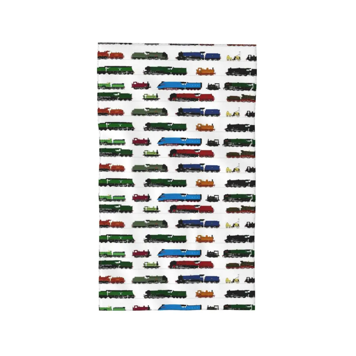 Custom Iconic British Steam Trains Soft Face Towel Quick Dry Pool Bath Cotton Towels Absorbent Quick