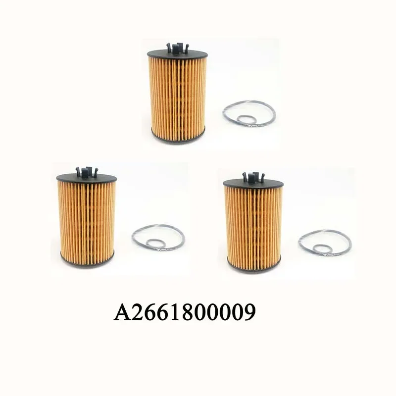 Yubao  6/3/1 Sets Engine Oil Filter # A2661800009 for W169 W245 2661800009