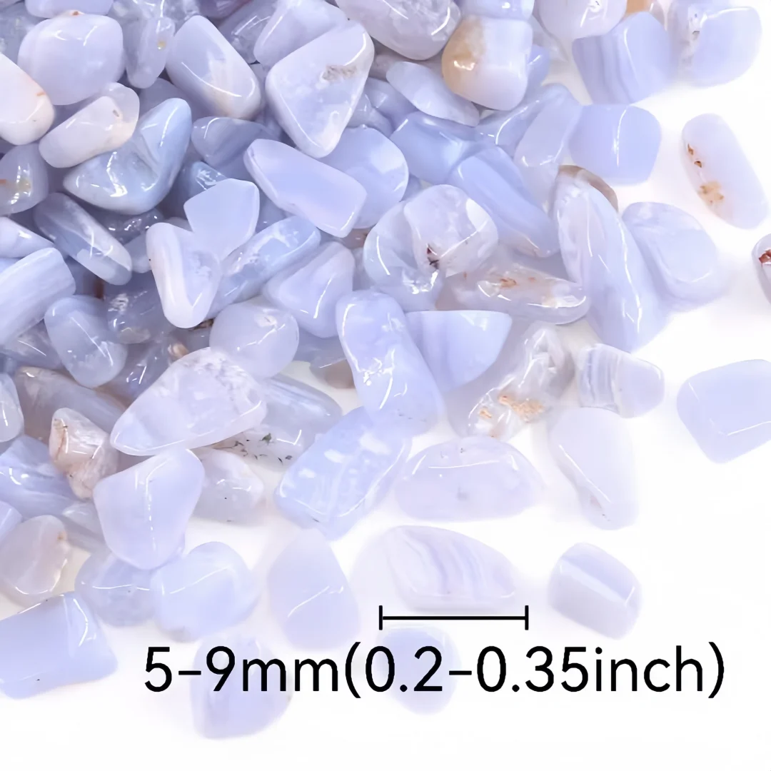 Blue Chalcedony chips Stone, C - Aquarium Plant Gravel ulasan dan harga