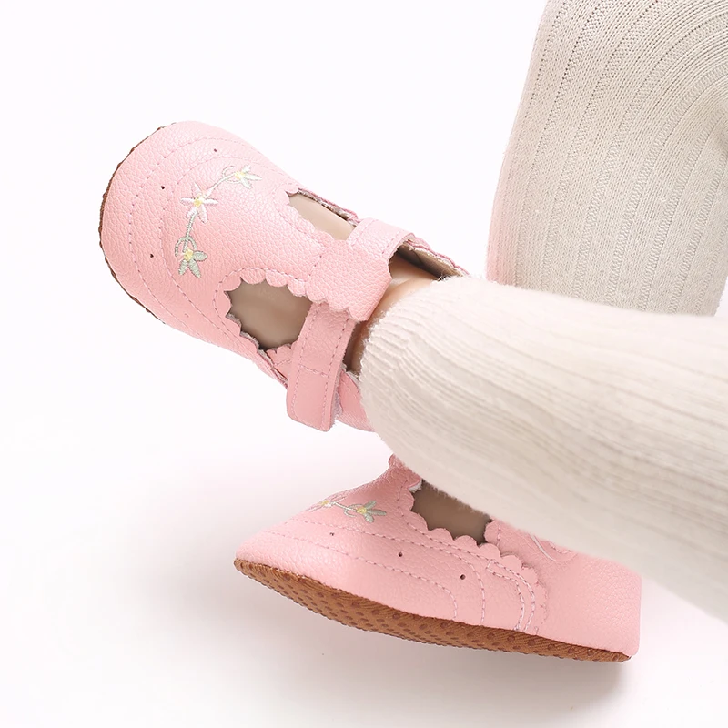 0-18M Baby Mädchen Prinzessin Schuhe Niedlich Gedruckt Weichen Stoff Unten Anti-rutsch Frühling und Herbst Prinzessin Schuhe erste Schritt Schuhe – Detail 34