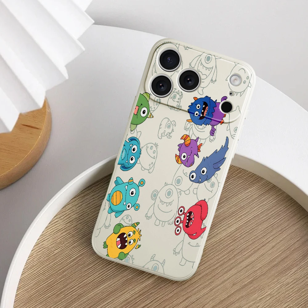 حافظة لهاتف آيفون 17 برو ماكس 17 إير 16 15 14 13 12 11 برو ماكس XS Max7 8 Plus 16e 16 Plus غطاء من البولي يوريثان