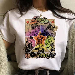 Jojo Bizarre Adventure t-shirts women graphic comic tshirt female anime clothes