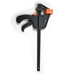 4Inch Quick Ratchet Release Speed Squeeze Wood Working Work Bar Clamp Clip Kit Spreader Gadget Tool DIY Hand Woodworking Tools