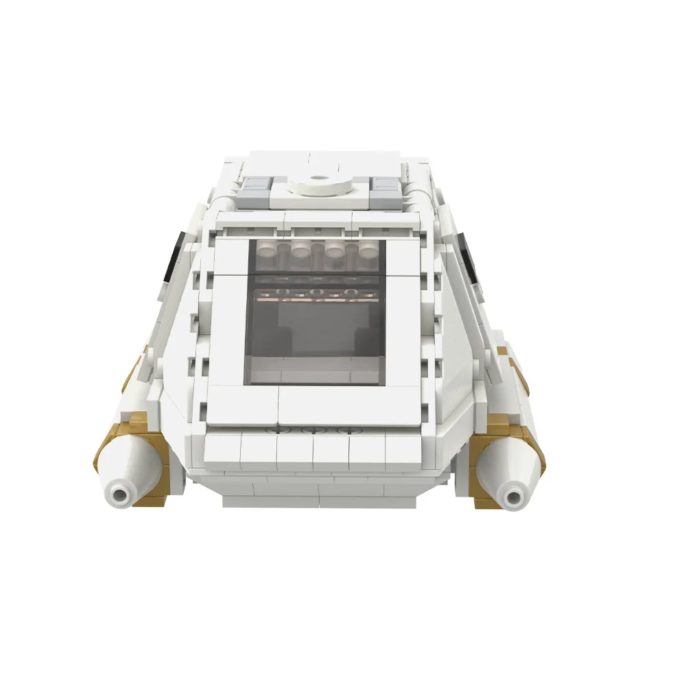 MOC Type 15 Shuttlecraft Bricks Model Space War Type 15 Shuttlepod Building Blocks Military Spaceship Assembly Toys Kids Gifts