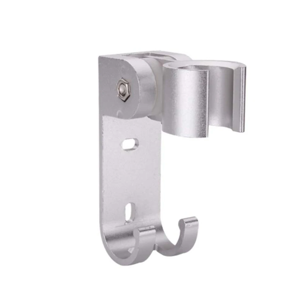 Bracket Shower Head Holder With Screw Adjustable Aluminum Alloy Bath Bathing Fixed Base Holder Hooks Wall Mounted - view 2