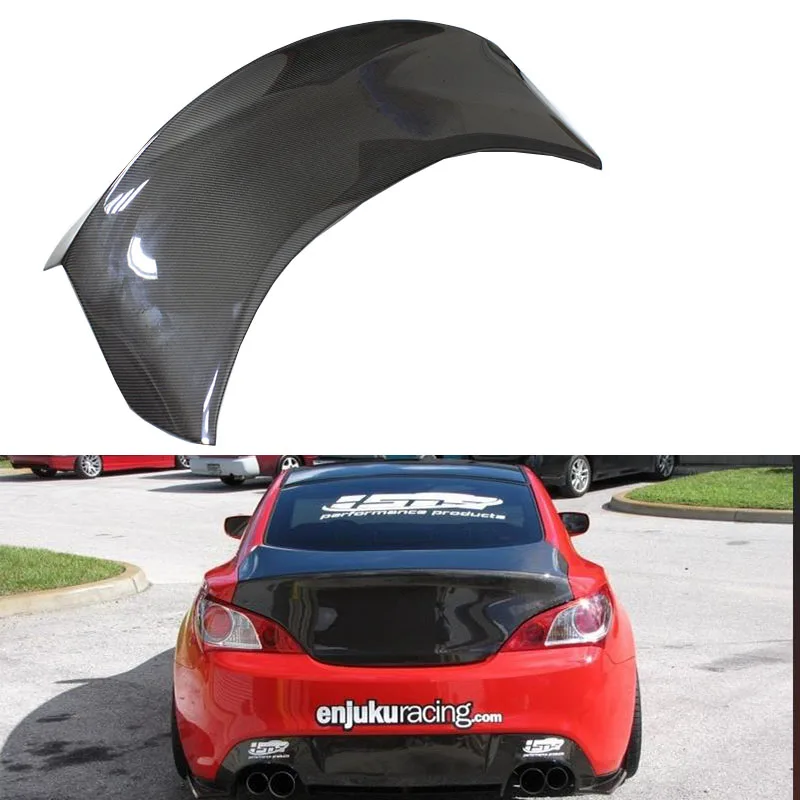 For Hyundai Genesis Rohens Coupe 2008-2016 Real Carbon Fiber Modified Trunk Cover Tail Cover