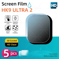 HK9 ULTRA 2 Smart Watch Screen Protector HK8 HK9 PRO Gen MAX Case Smartwatch HD Flexible Glass Protective Film Screen Film Cover