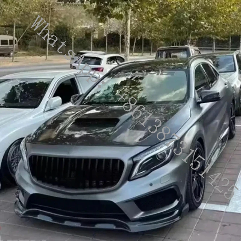 Suitable Premium Bodykit Set Fit GLA X156 GLA45 Carbon Fiber Design Auto Exterior Upgrade Components