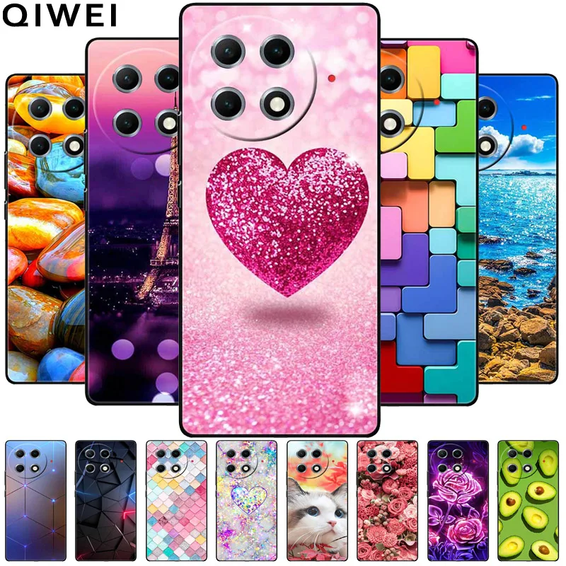 For Tecno Camon 30S Pro Case Fashion Soft Silicone Cover Black Bumper TPU On For Tecno Camon 30S Pro Phone Cases Shockproof Capa