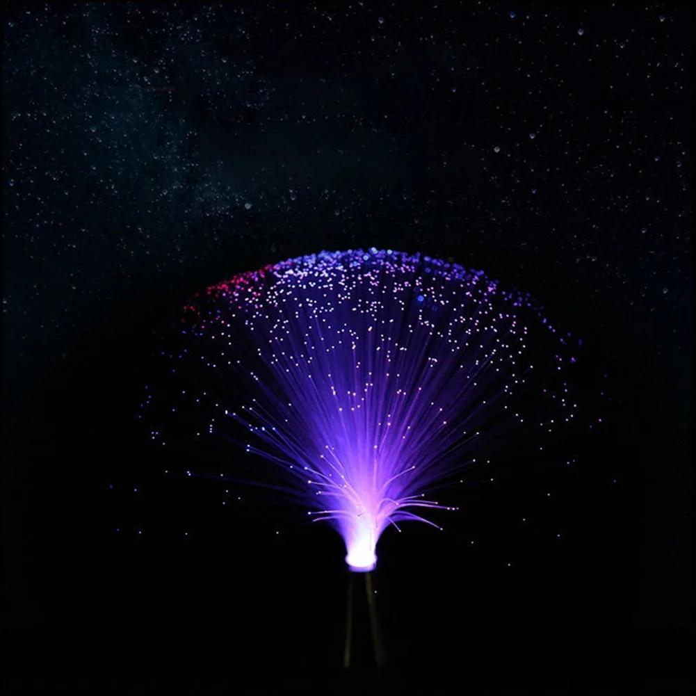 Colorful Color-Changing Fiber Optic Starry Sky Luminous Dining Table Decoration Living Room Bedroom Gift Household Lamp