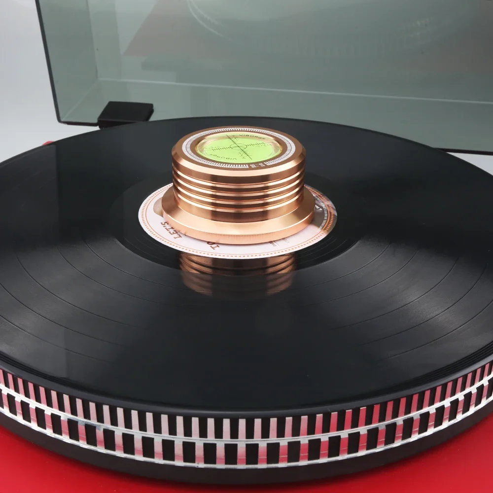Viborg LP628 60HZ plata 280g peso de registro estabilizador de disco LP tocadiscos abrazadera de vinilo HiFi