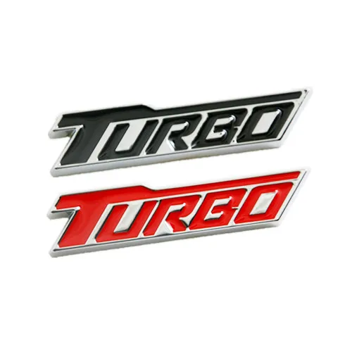 

1 PCS 3D Metal Car Sticker Auto Badge Turbo Emblem Decal for BMW Mercedes Audi Toyota Honda Car Accessories