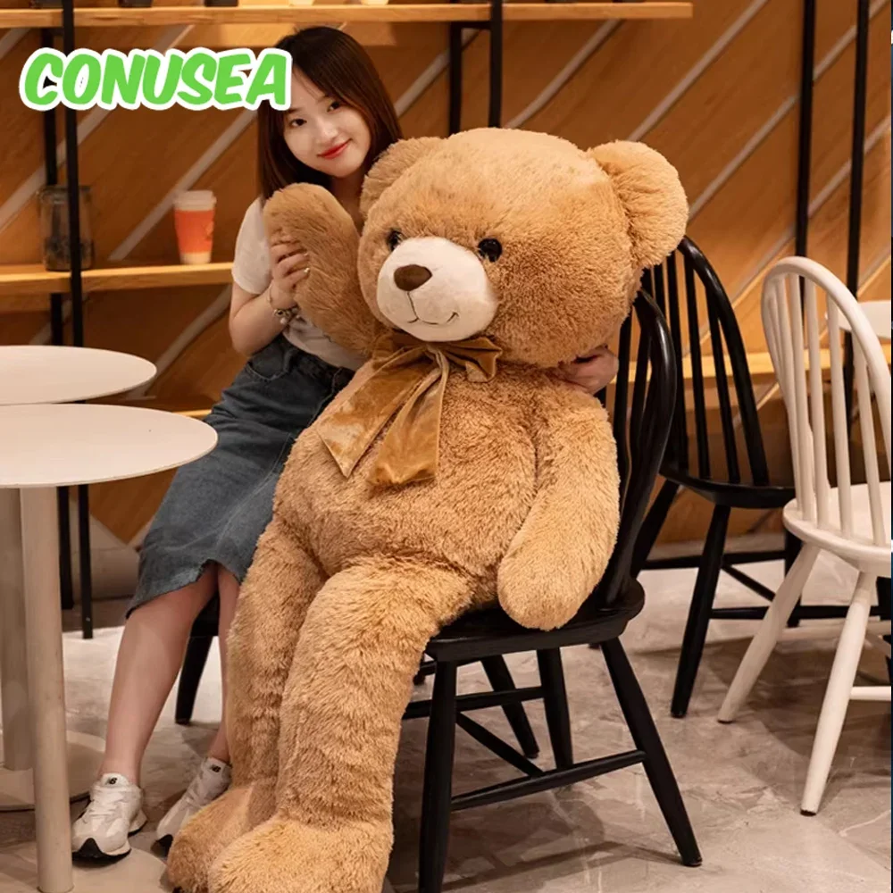 

Valentine's Day Gifts 85cm Big Bear Plush Toys Doll Soft Large Stuffed Animal Bear Plushie Toys for Girl Sleeping Birthday Gift