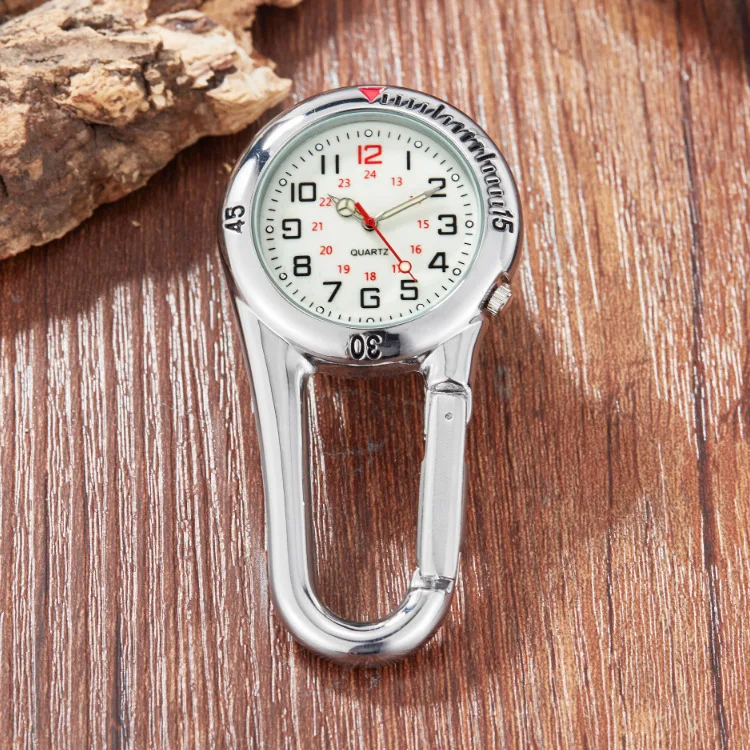 Material Esfera fluorescente Reloj colgante de montañismo multifuncional Colgante de montañismo Reloj de bolsillo Wa tch