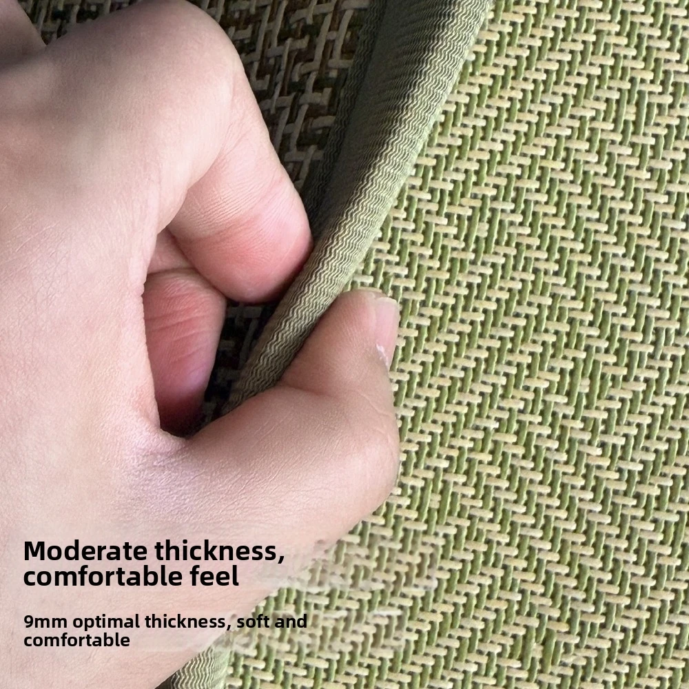 Breathable Horse Shoe Shaped Strap Chair Cushion Handmade Wear Resistant Woven Chair Cushion Anti-slip Chair Mat Summer