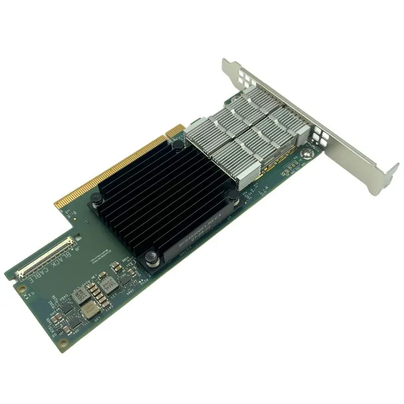 

Карта сетевого интерфейса Ethernet ConnectX-6 VPI, двухпортовый Ethernet-адаптер, 200 Гбит/с, интерфейс PCIe 4,0 X16, NVIDIA MCX654106A-HCAT