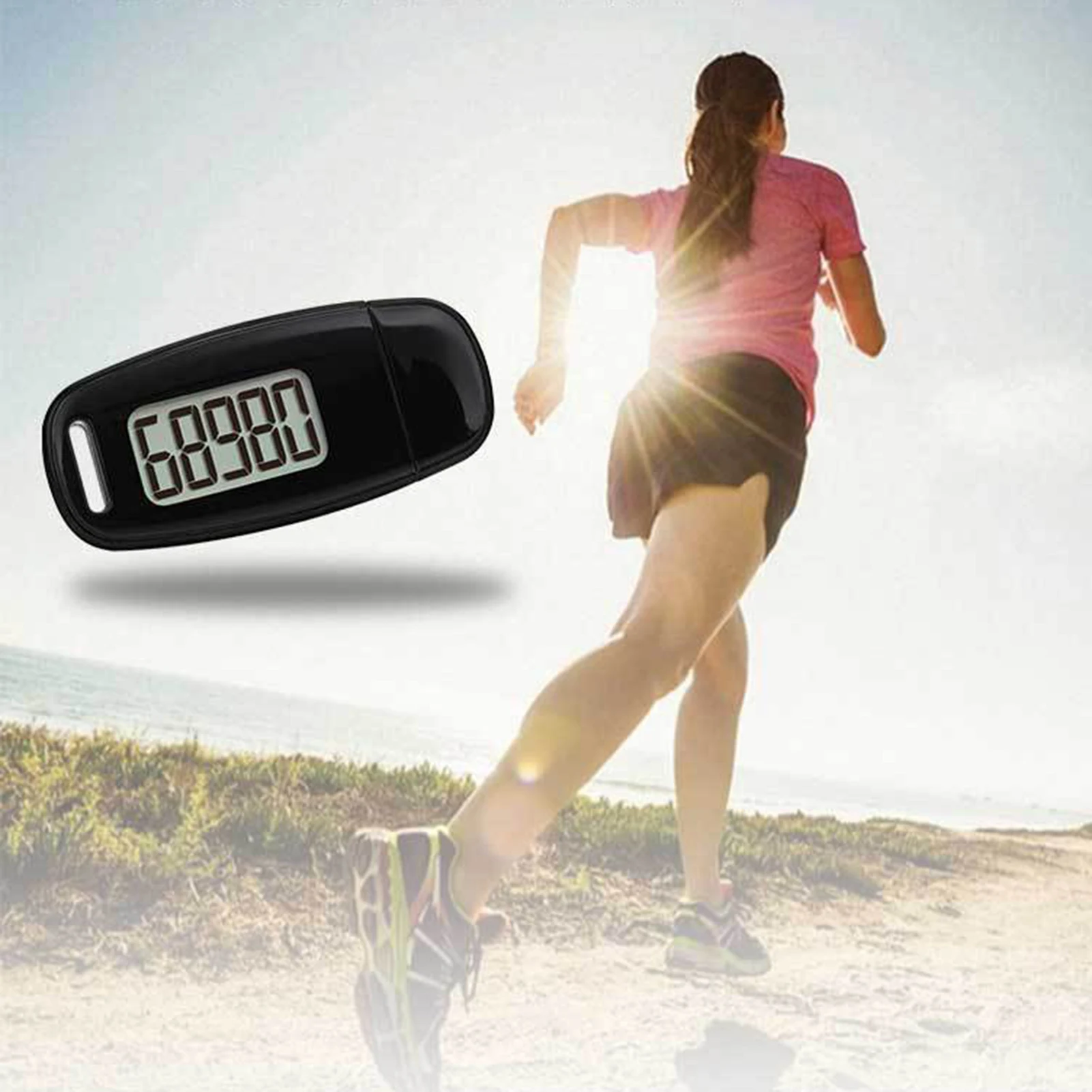 Simple Walking Step Counter with Backlight Accurate Step Counter for Outdoor Sports Running