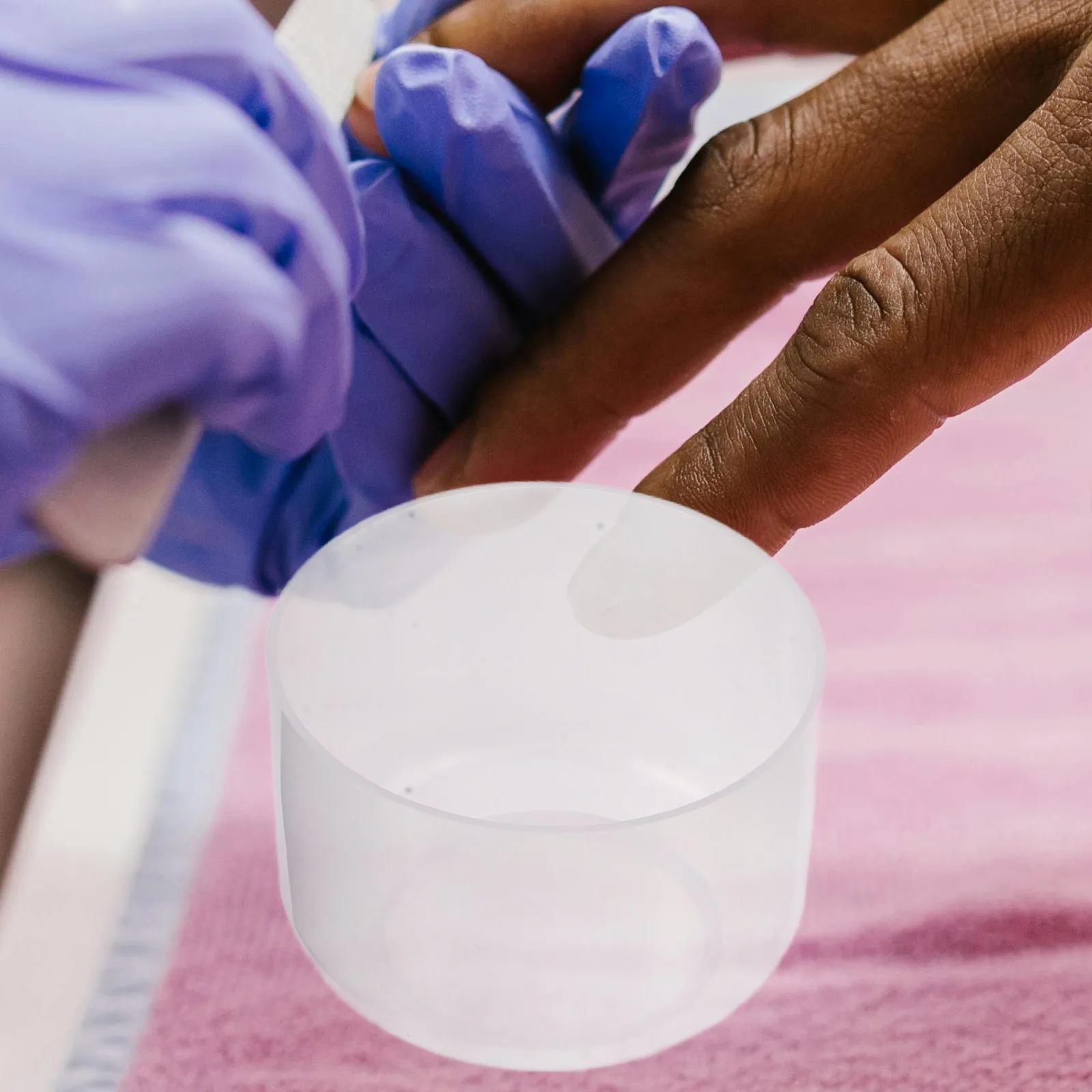 

1 set 1 Set Manicure Tool Cleaner Box Plastic Nail Art Tools Soaking Tray For Salon Home Use Nail Tool Cleaning Supplies