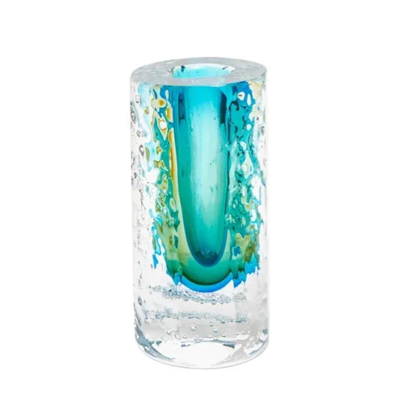 Handmade glazed vase home high-end art ornament hotel lobby wedding decoration creativity