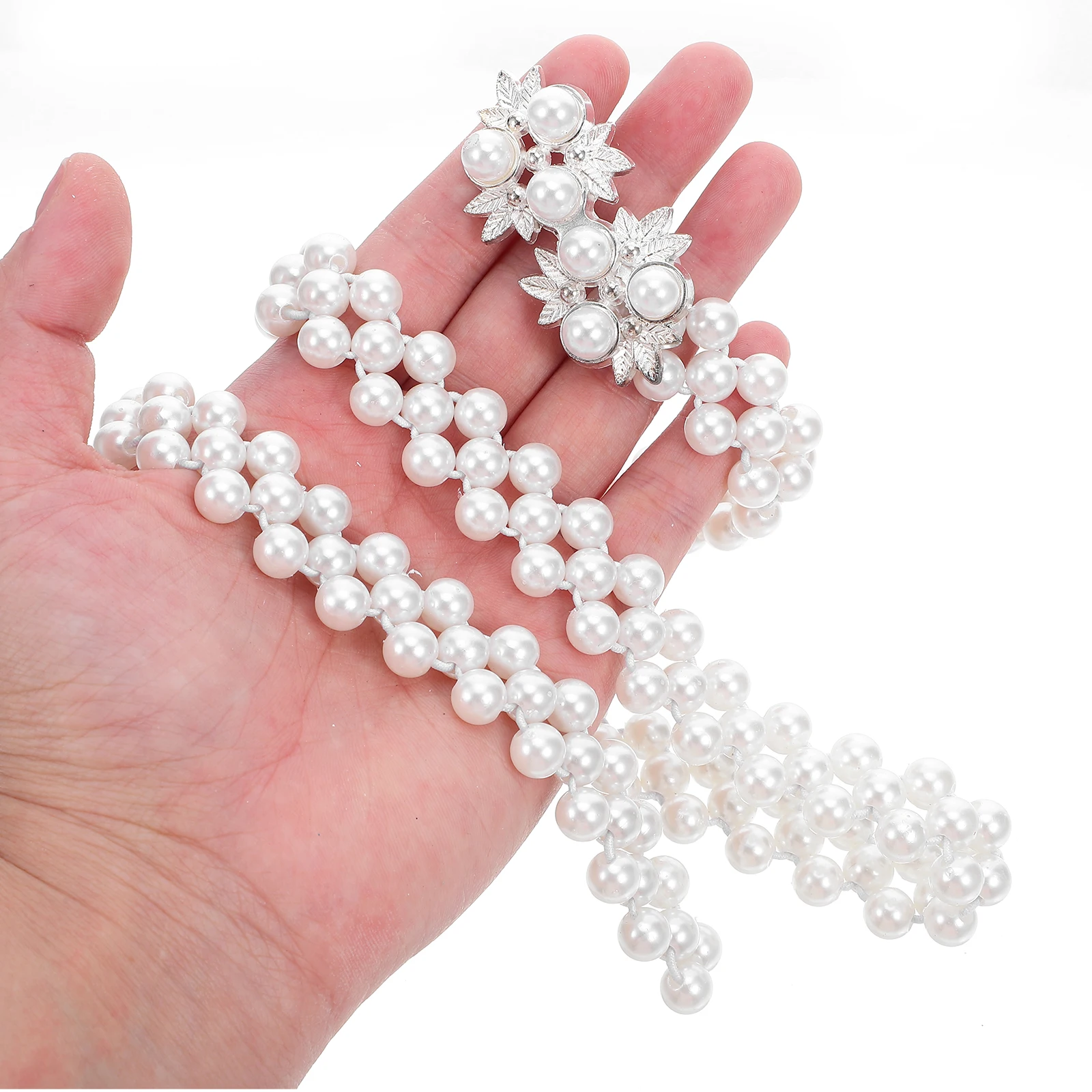 เข็มขัดผู้หญิงประดับมุกและคริสตัล ดีไซน์สวยงาม ทันสมัย ทนทาน เหมาะสำหรับใส่กับชุดเดรส เป็นของขวัญสำหรับเพื่อนผู้หญิง