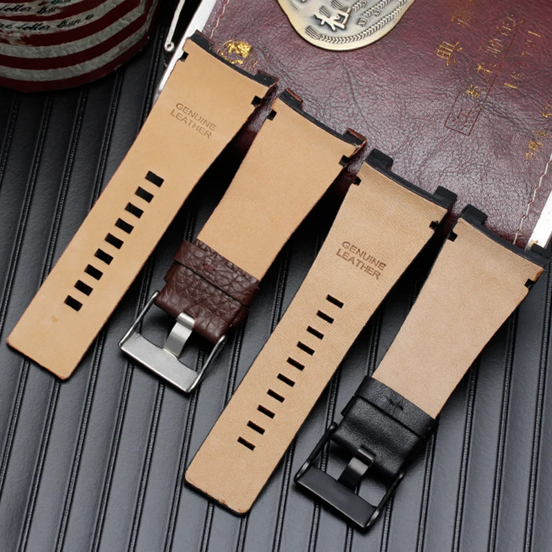 Bracelet en cuir véritable pour diesel DZ1216 DZ1273 DZ4246 DZ4247DZ287 montre bracelet bracelet montres bande