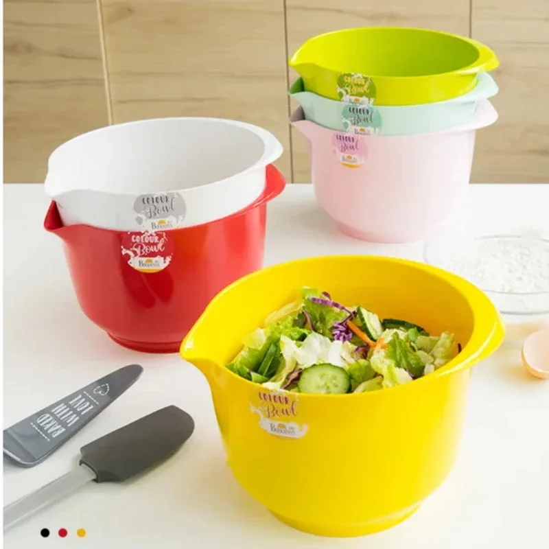 Deep Mixing Bowl, Household Noodle and Cake Whipping Baking Tool, Egg Basin for Kitchen Use, Versatile Mixing Solution