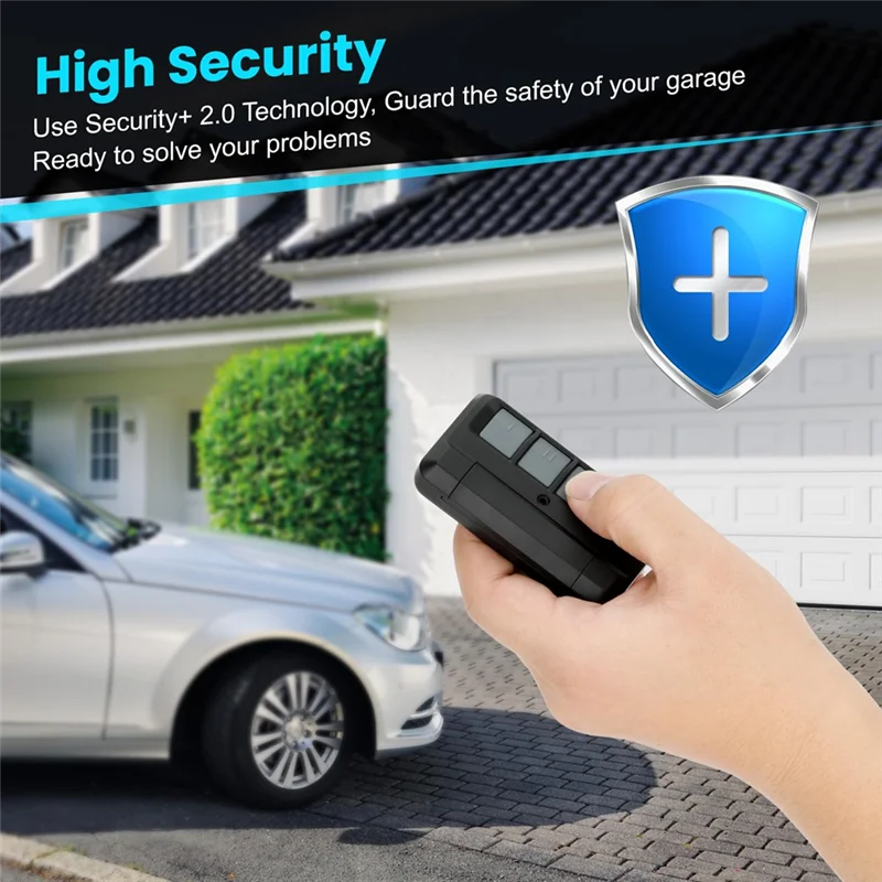 

ABZZ-894LT Garage Door Opener Learning Keypad Remote Control, For Liftmaster/Chamberlain/Craftsman Garage Door Opener Remote