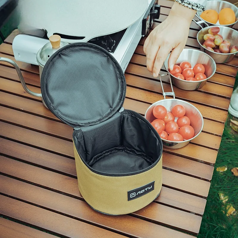 

1PC Portable Camping Tableware Sherry Bowl Storage Bag Mini Bag for Sierra Cup Storage Sack Outdoor Picnic Hiking Traveling