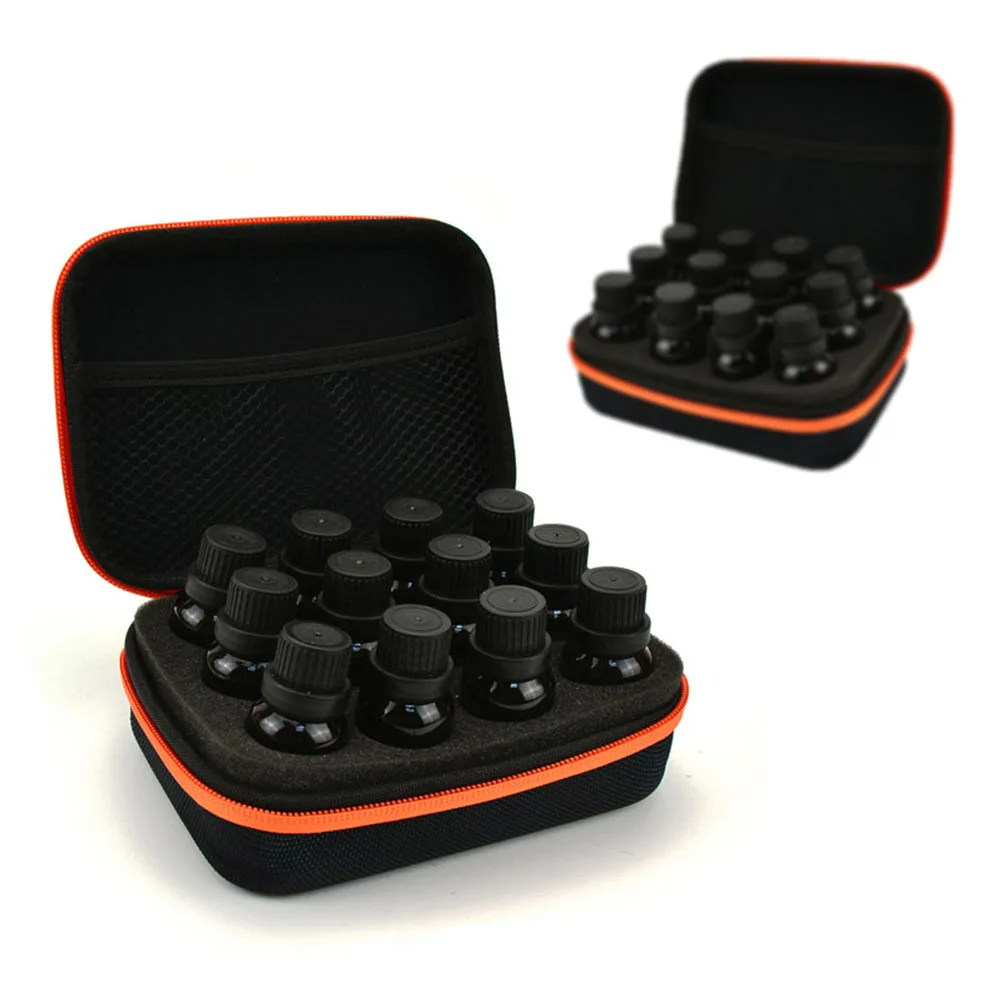 

Essential Oil Storage Bag 5ml 10ml 15ml Shockproof Portable Travel Case Essential Oil Bottle Bag Organizer For Aromatherapy