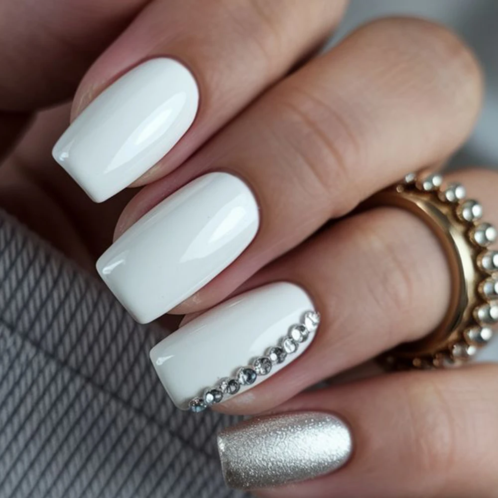 120枚/箱 アーモンド型フェイクネイルチップ アーモンド ショート スクエア フルカバー 付け爪 ネイルチップ DIY ネイルエクステンション アクリル つけ爪チップ