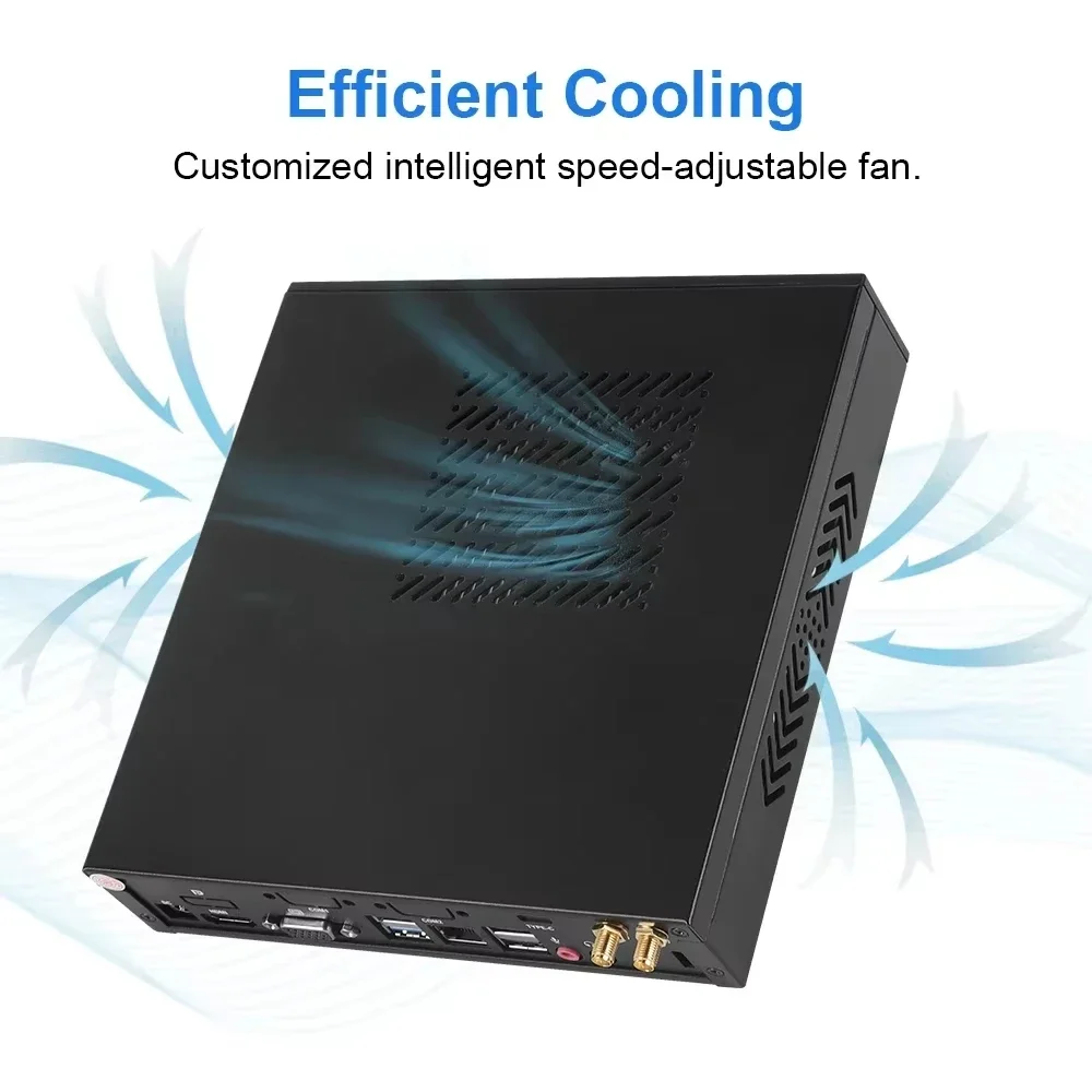 SZBOX Mini PC S57 AMD Ryzen 7 5700U Windows 11 Pro DDR4 3200Mhz Support Dual Channels NVME SSD WiFi 6 Office Pocket Computer