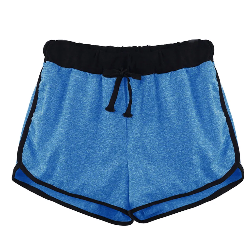 

Patchwork Drawstring Casual Wide Leg Women Shorts Mid Wais Mini Hot Short Pants Mujer Spring Summer Loose A Line Comfy Cortos