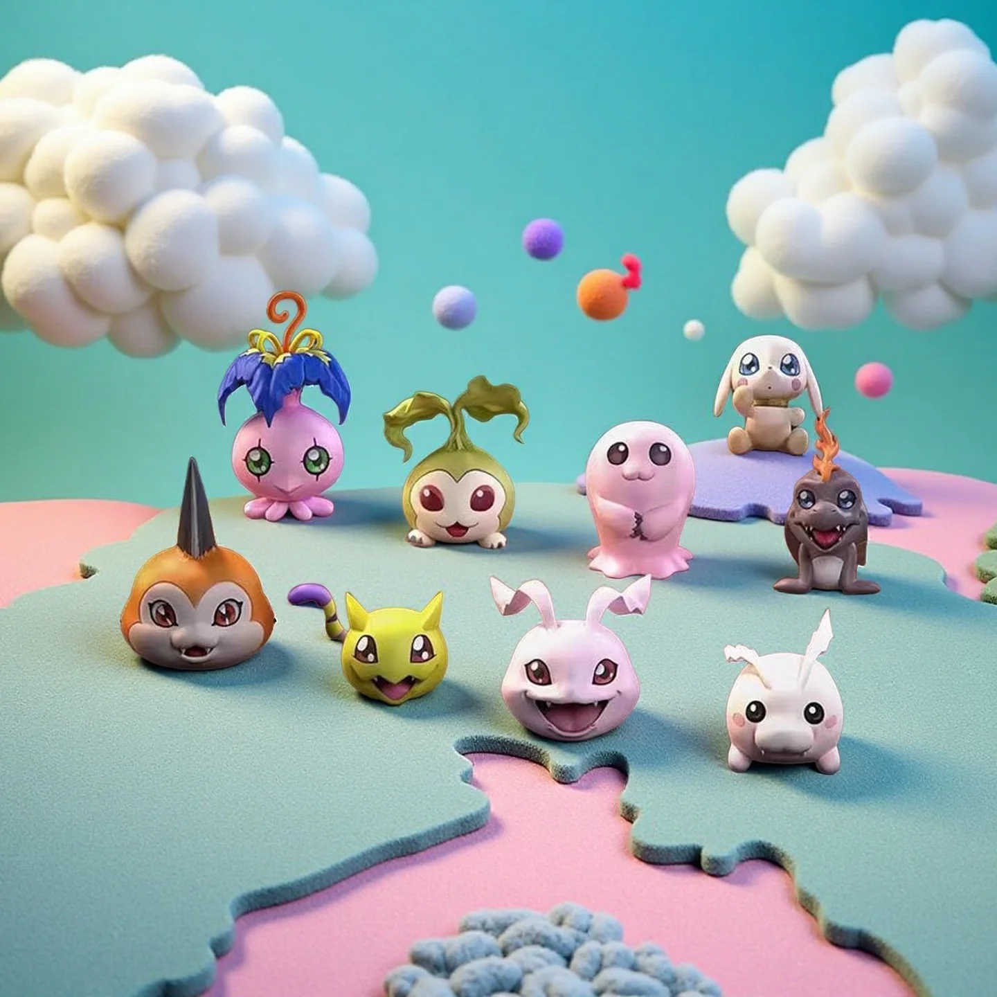 2-5.5 سنتيمتر أنيمي ديجمون مغامرة الشكل غابومون بيوكومون كورومون موتشيمون عمل أرقام البلاستيكية تمثال جمع نموذج اللعب الهدايا
