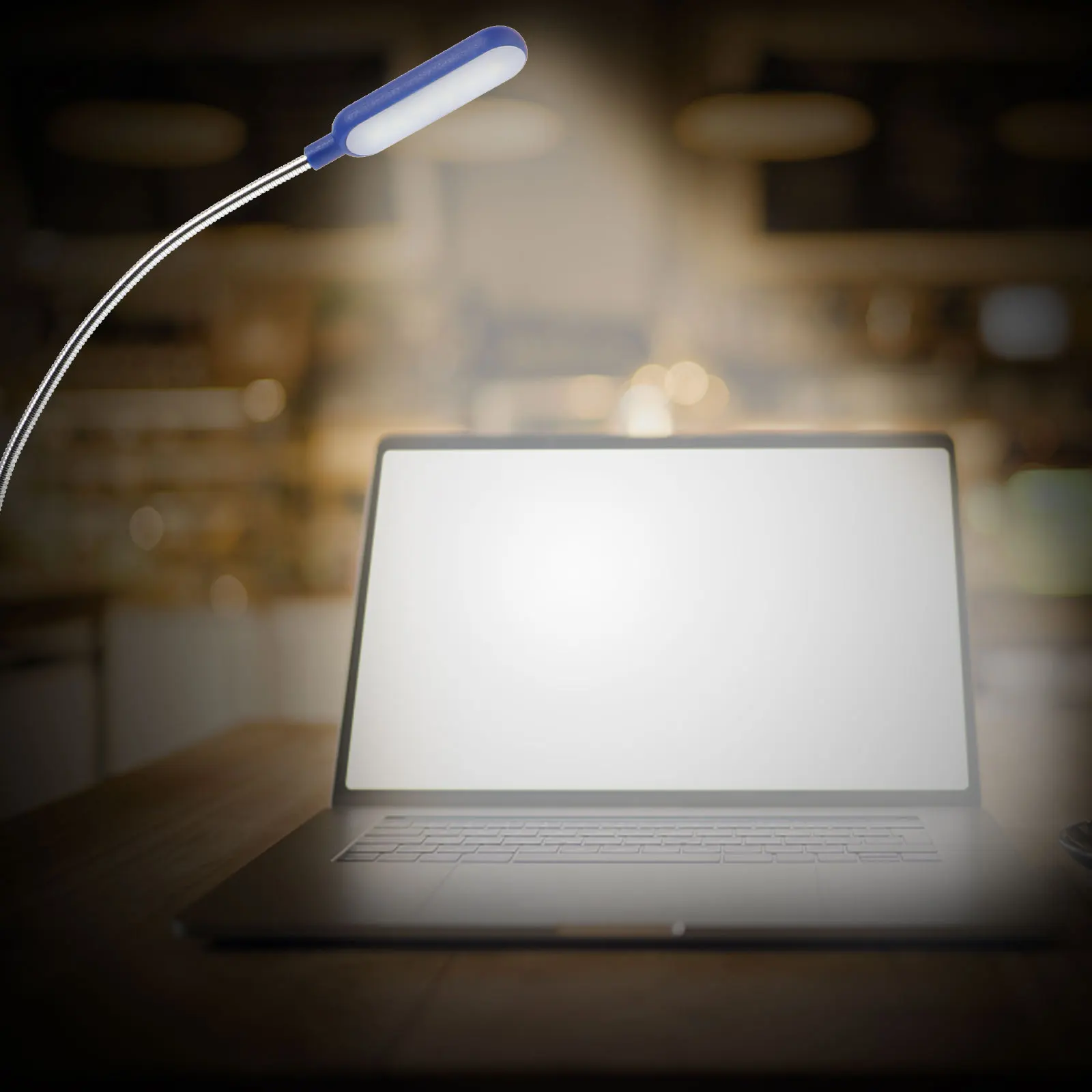 

2Pcs Portable Night Lamp USB Powered Bright LED for Keyboard Monitor Reading Laptop Computer Use Mini Desk Light