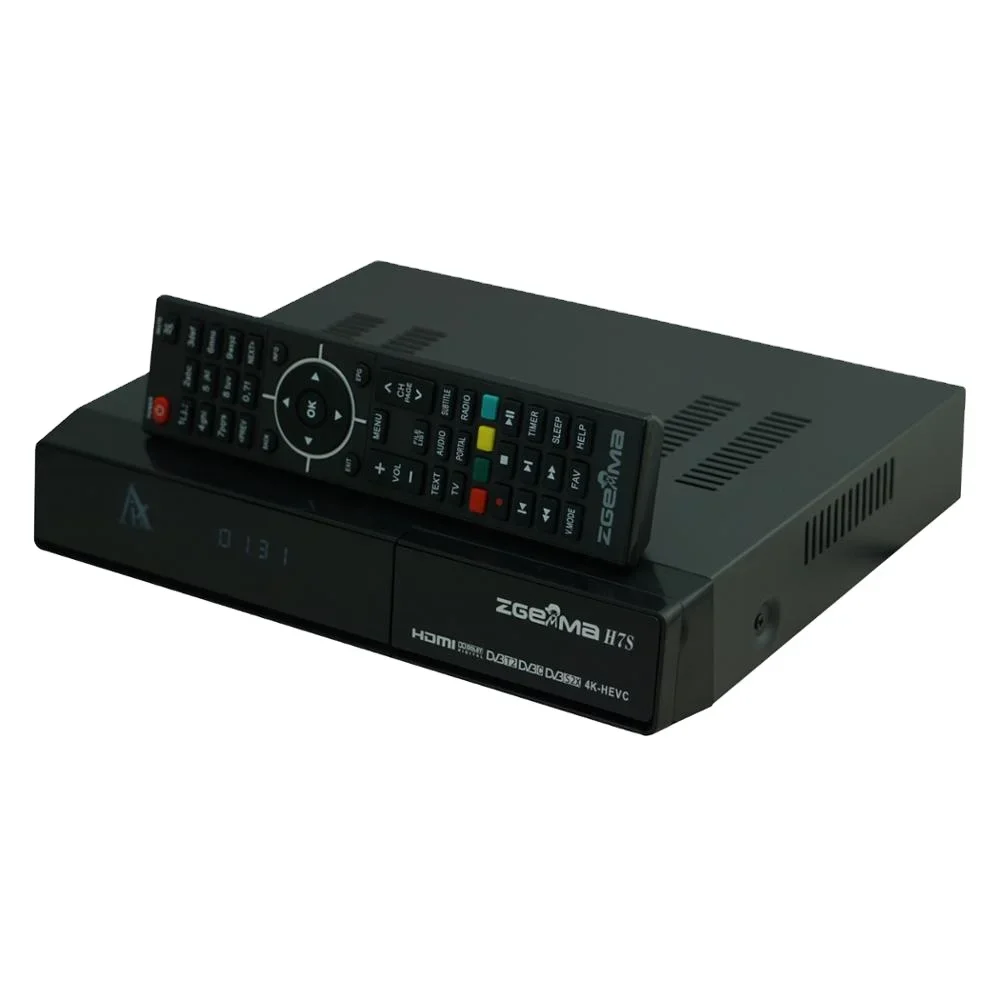 4K satellite digital tv decoder twin dvb s2x + dvb c/t2 zgemma h7s