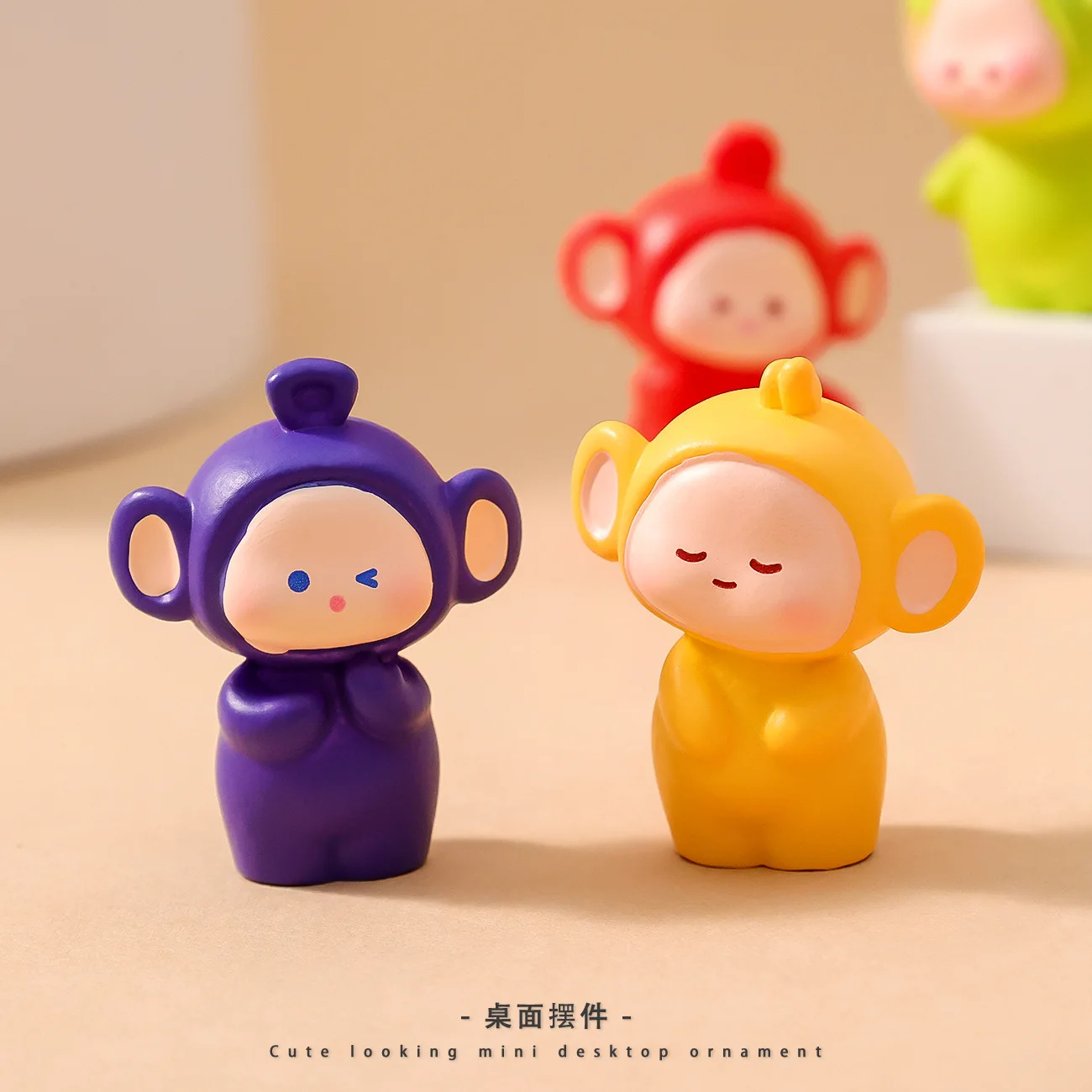 

Милые телепузики Tiny Winky Po Dipsy Laa-Laa Mini 3,5 см слепая коробка кукла DIY 3D смола настольный орнамент аксессуары детские игрушки