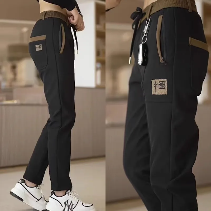 

Мужские летние тонкие спортивные брюки больших размеров, прямые повседневные длинные брюки, бренд Bullworld, однотонные, со средней талией, модные