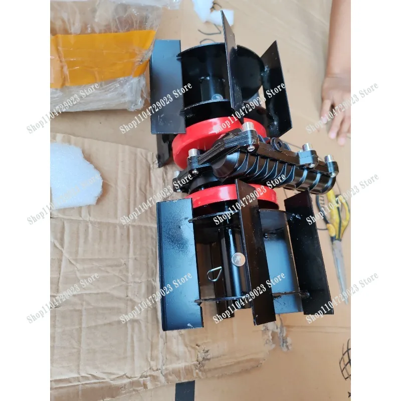 2026 Hot-selling multi-function gearbox head lawn mower, soil loosening and weeding, trenching, grass cutting and irrigation