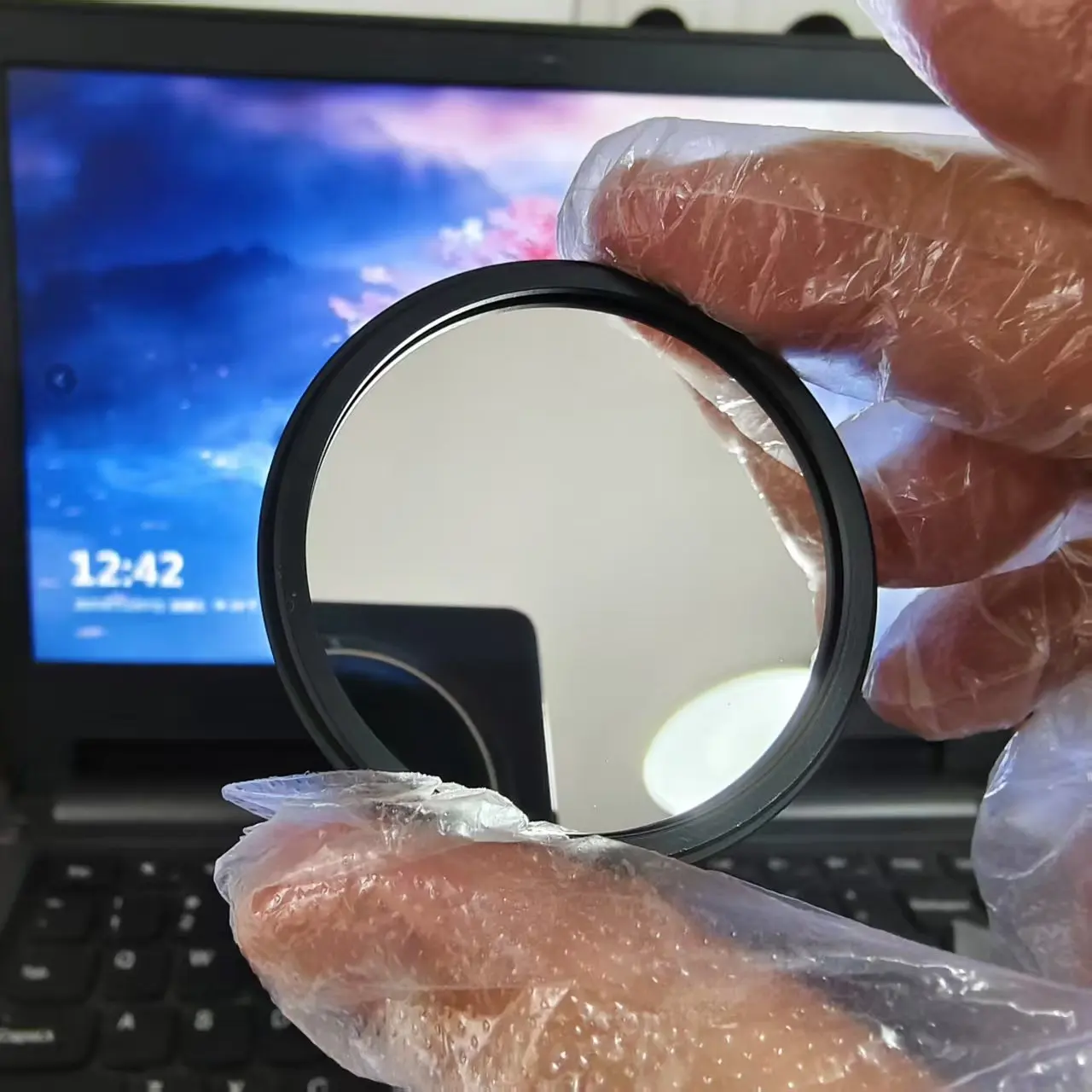 760nm To 800nm Pass Center 780nm Infrared Narrow Bandpass Optical Filter Glass OD3