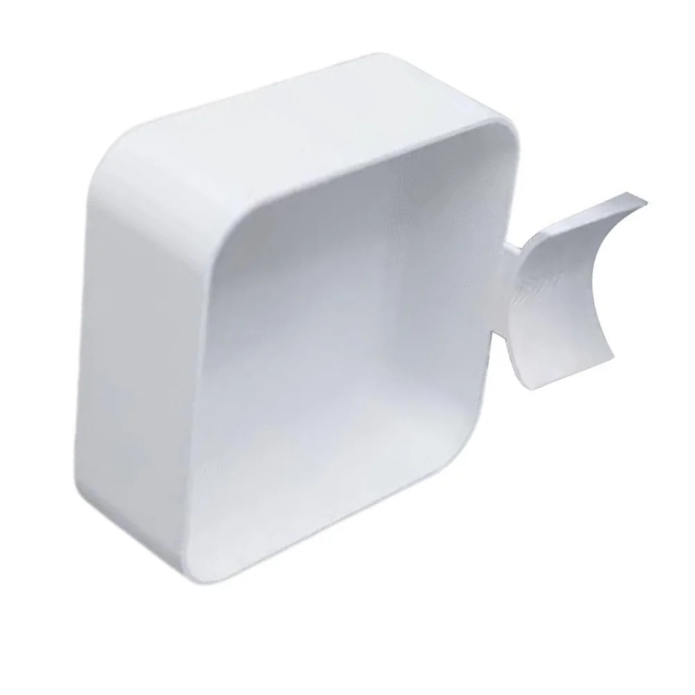 White Washing Machine Drain Tray Water Leak Prevention Accessory Laundry Tray Water Collection Basin Sturdy Plastic Construction