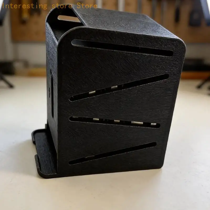 2A Battery Storage Rack with Open Top Loading for Home Offices Organization 55KC