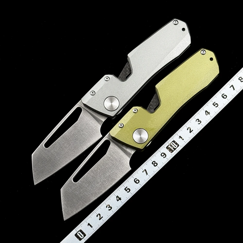 OK-WinterSpudding Magnet Inside Aluminium handle VG10 blade Outdoor Camping Hunting Pocket EDC Tool Knife