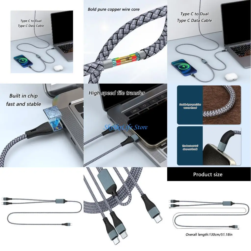 E65E Usb C To Doubl… - image