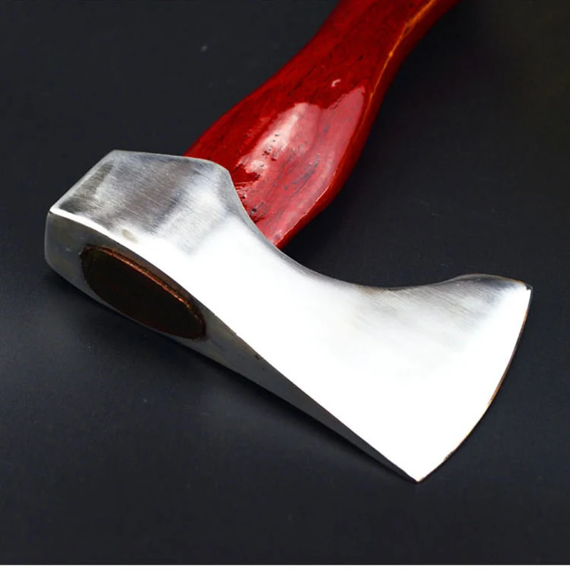 Special Offer High carbon steel forged Red Qinggang hand axe, mountain axe, handmade field sharp outdoor high-quality axe