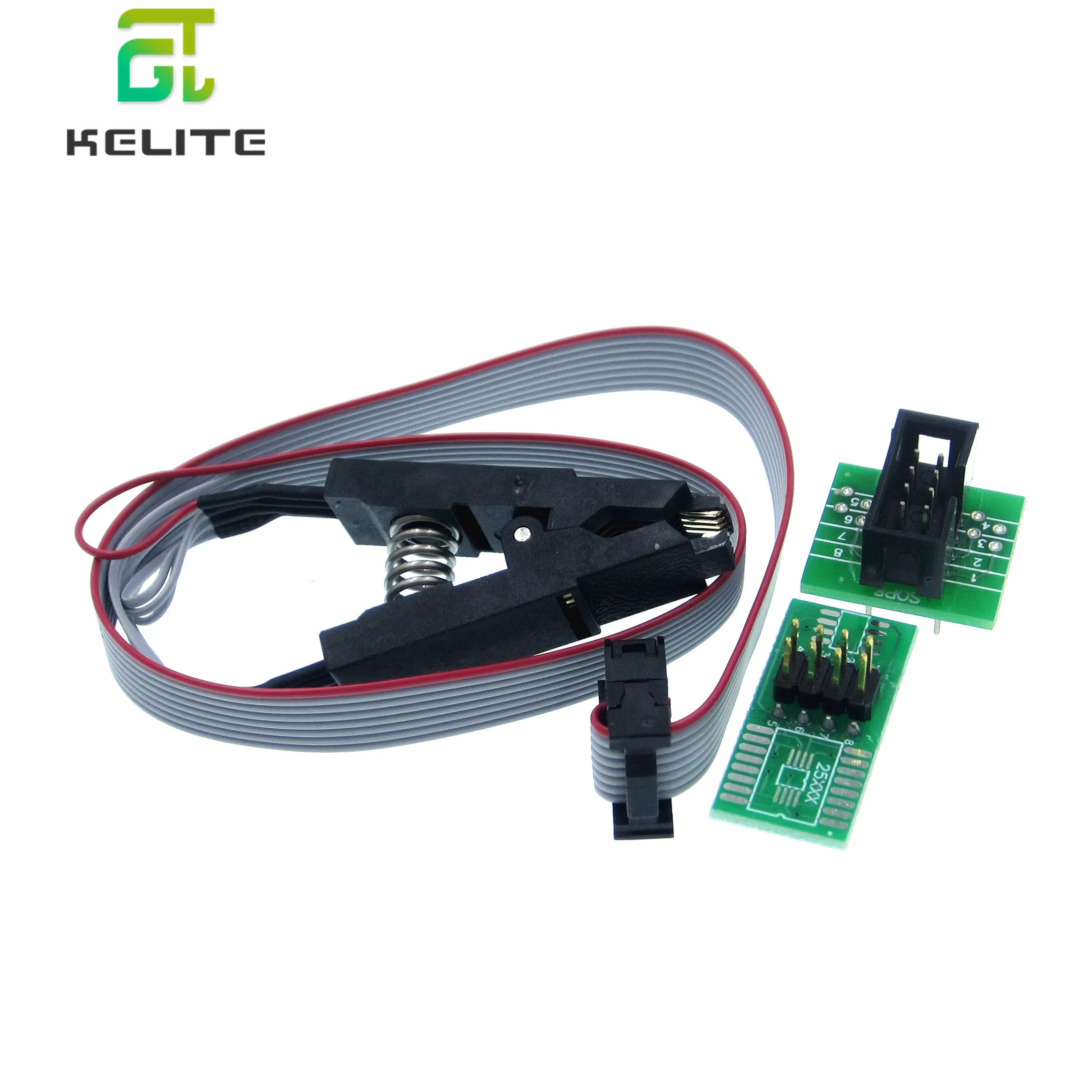 High quality SOIC8 SOP8 Test Clip For EEPROM 93CXX/25CXX/24CXX in-circuit programming on USB Programmer TL866CS TL866A EZP2010