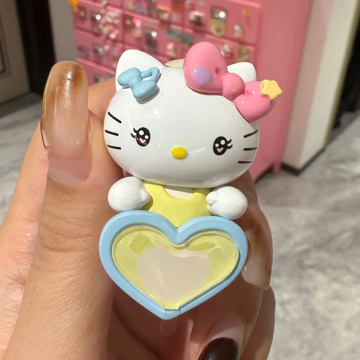 Op voorraad Originele Hello Kitty Sweet Energy Station Serie Blind Box Kawaii Mini Figuur Hart Decoratie Telefoon Accessoire Cadeau Voor Meisjes