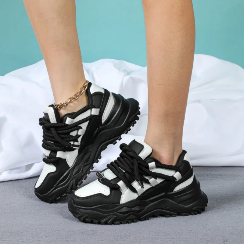 Chaussures de course légères pour femmes, chaussures de sport de plein air, style universitaire, couple unisexe, Chunky ChimCasual AssessShoes, printemps, nouveau, 2025