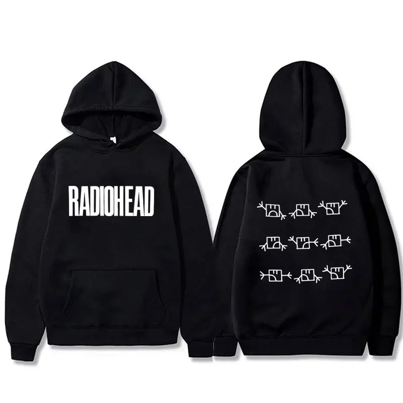 

Rock Band Radiohead Funny Meme Hoodie Men Women Casual Retro Gothic Hooded Sweatshirt Male Fashion Oversized Pullover Hoodies
