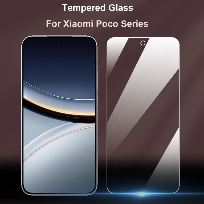 

For Xiaomi Poco F7 F6 F5 F3 F4 GT Ultra Pro Tempered Glass 9H 2.5D Screen Protector Protection Film