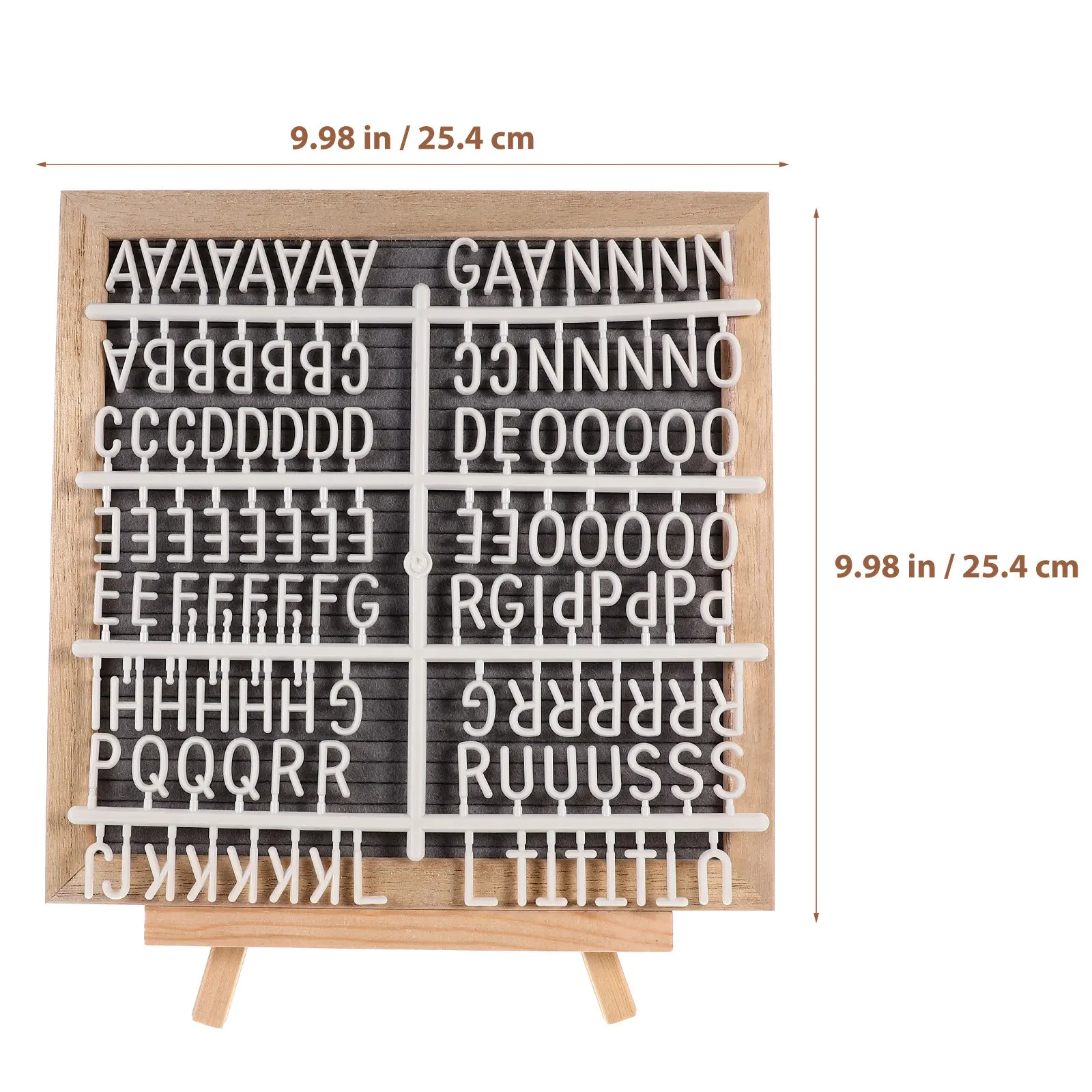 1Set Double-Sided DIY Felt Message Board Set with Sturdy Wood Frame Letters Kit for Home Office Decor Anniversary Christmas Xmas